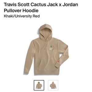 Travis Scott Cactus Jack × Jordan
Pullover Hoodie
